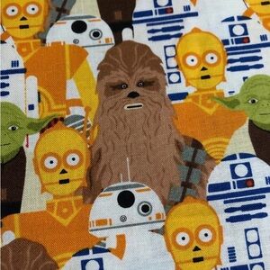 Fabric Star Wars Portrait Stacked new 1 yard x 44” wide cotton Eugene Textiles